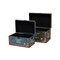Baxton Studio Sabeen Vintage Parisian Faux Leather and Wood 2-Piece Storage Trunk Set 246-13723-ZORO - alternate 9